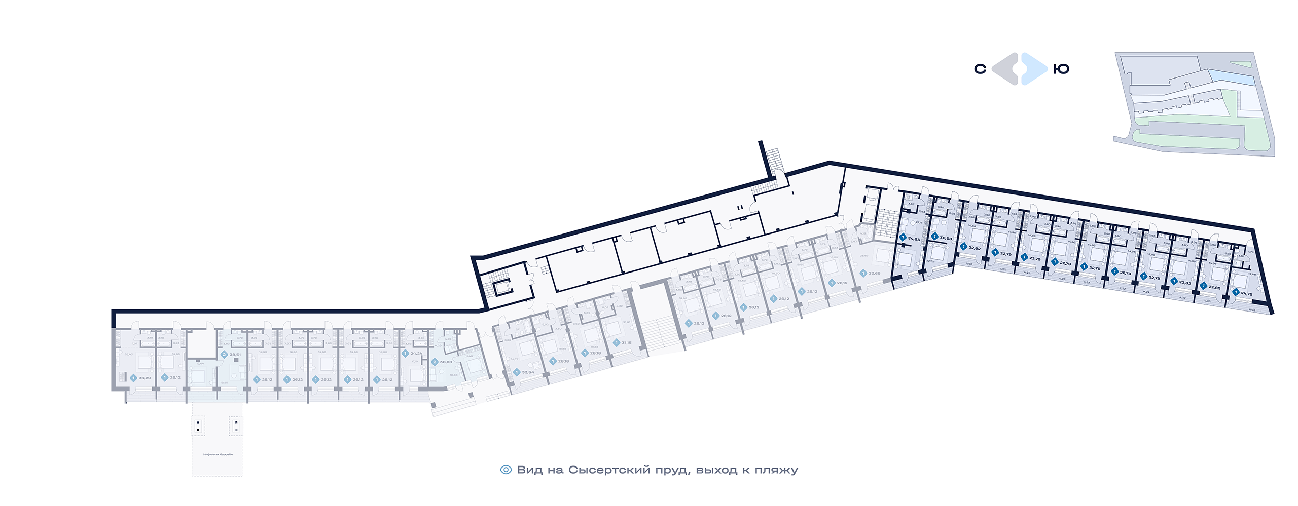План этажа — апартаменты №66